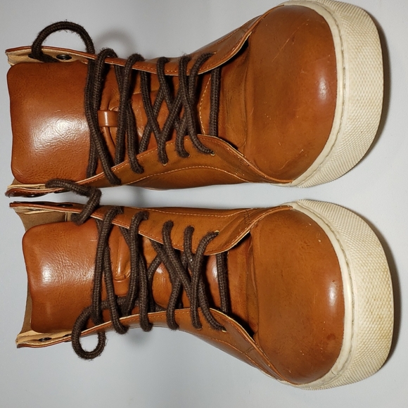 OLD NAVY high top,brown faux leather sneaker boot men's size 9. - Picture 2 of 10